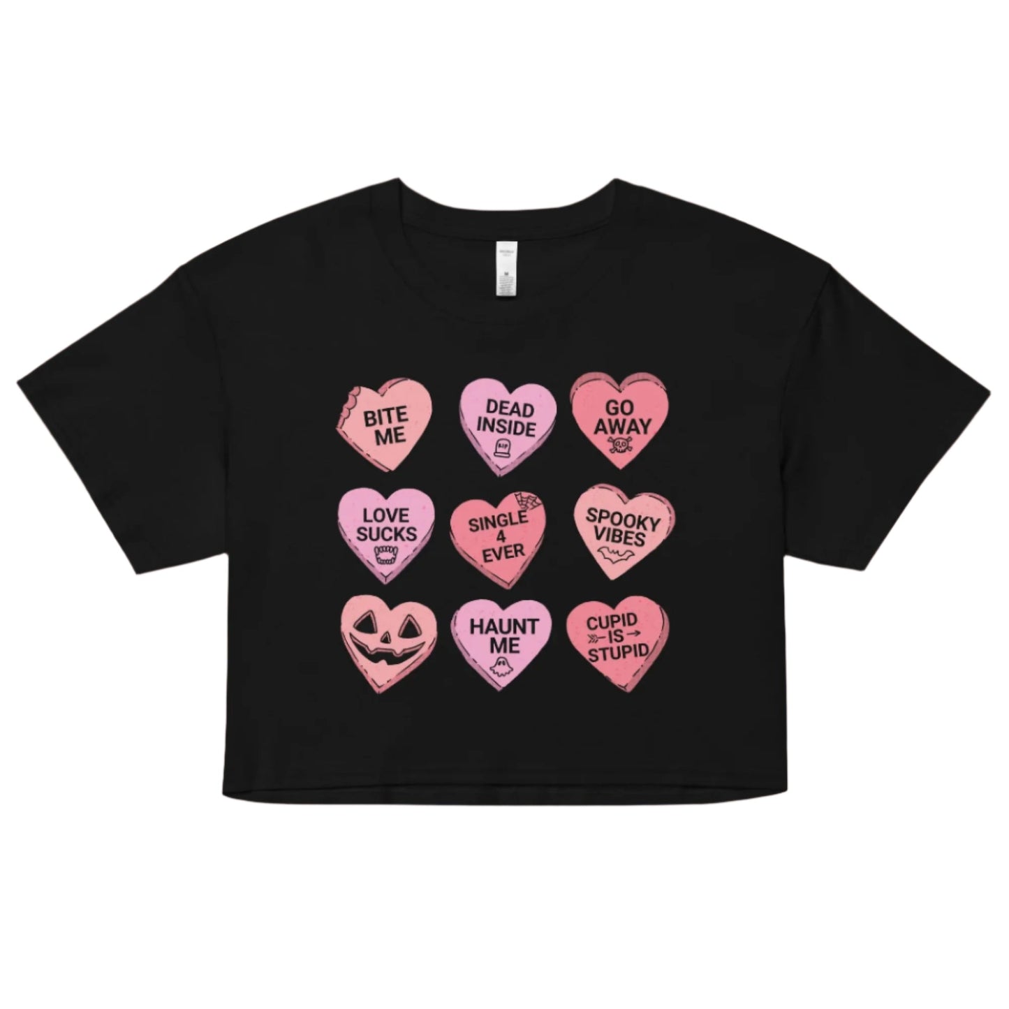 Candy Hearts Crop Top
