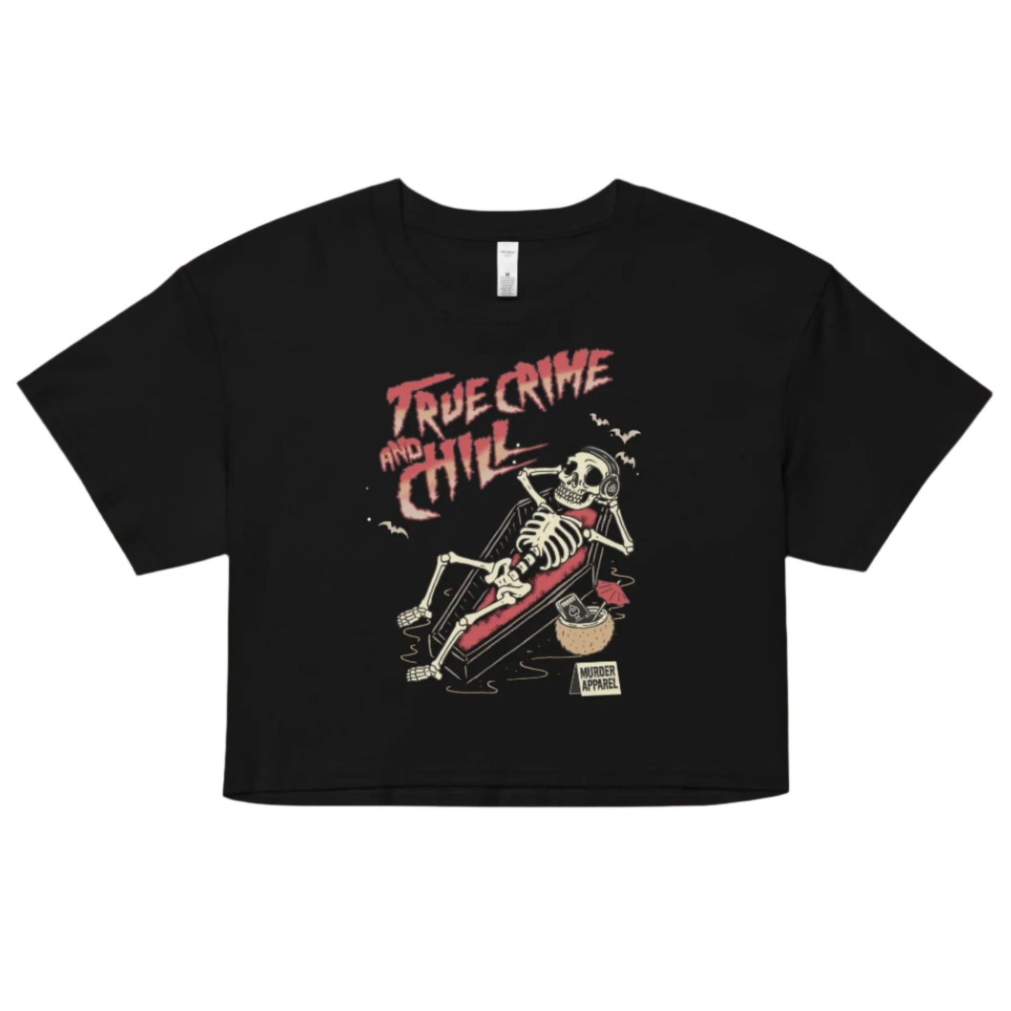 True Crime And Chill Crop Top