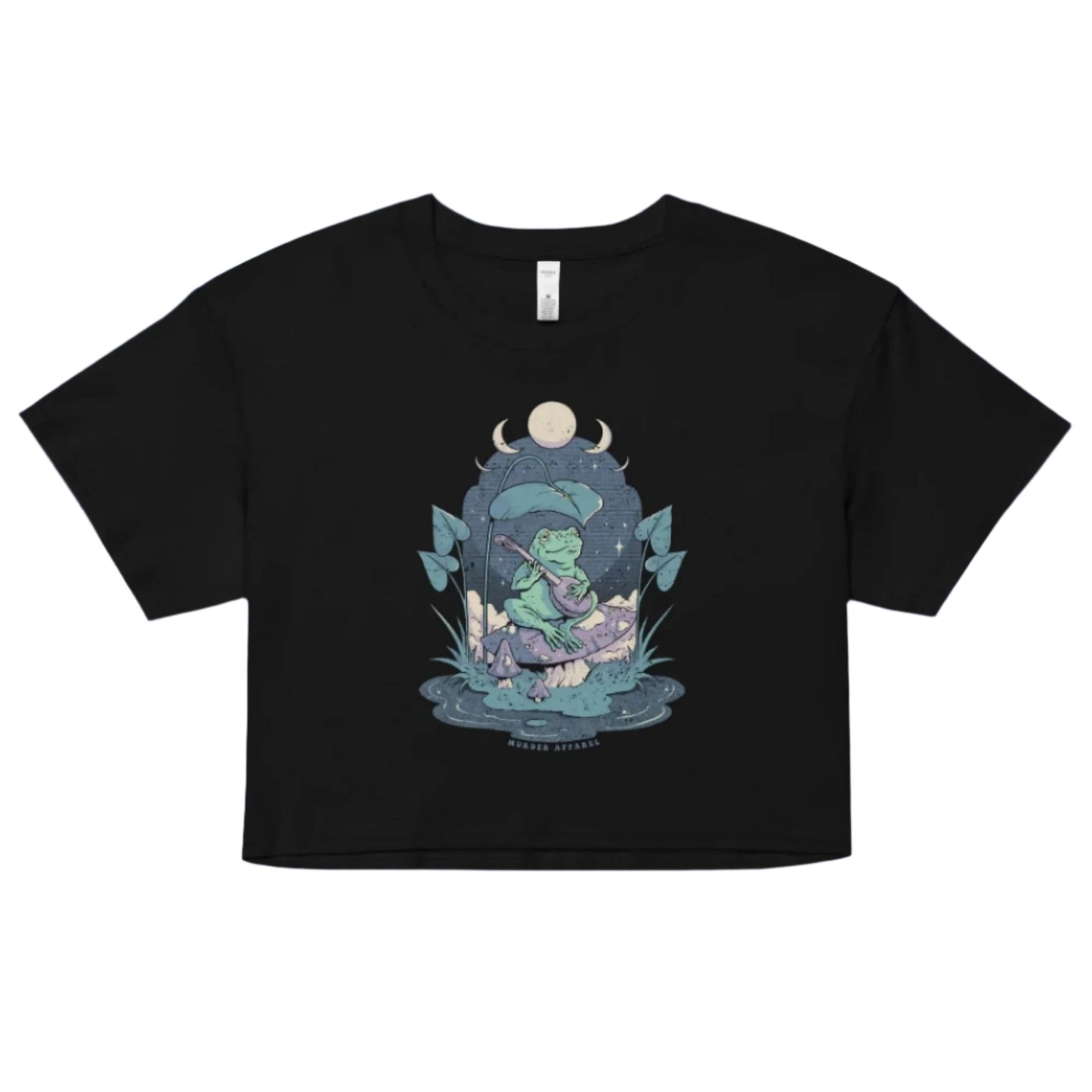 Cottage Frog Forest Crop Top
