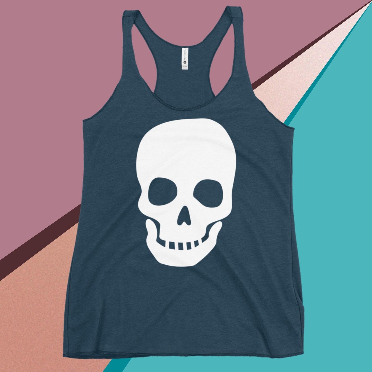 Skull Women's Racerback Tank - Premium from Lizard Vigilante - Just $25.69! Shop now at Lizard Vigilante