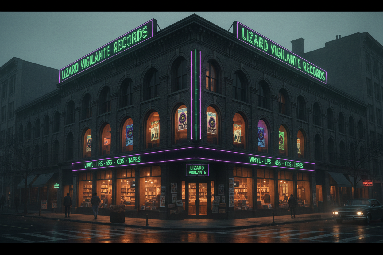 Lizard Vigilante Records Presents... Records & CDs of Famous Artists