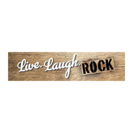 "Live. Laugh. ROCK" Magnetic Grill