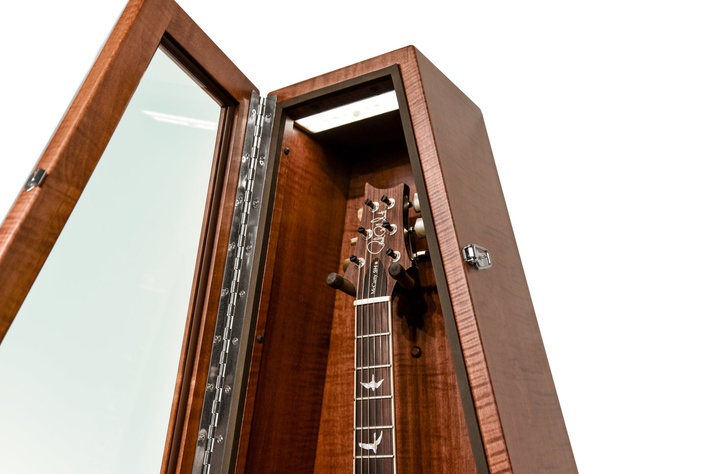 ClimaCase Triangle Humidor - Flamed Maple with Boston Stain