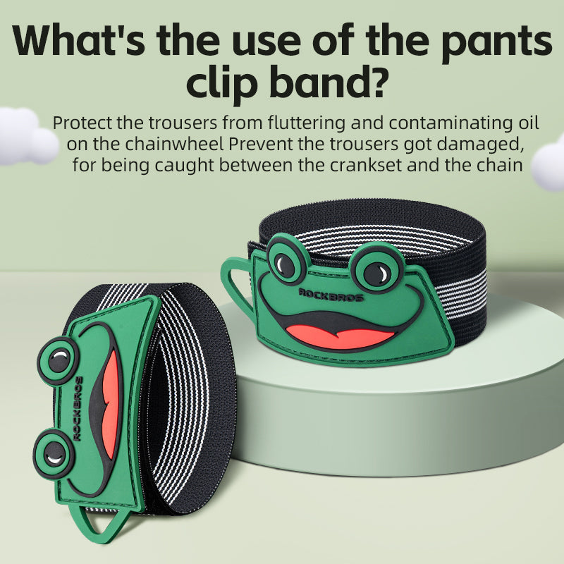 ROCKBROS Grunt Frog Pants Clip Band Adjustable Elastic Waterproof