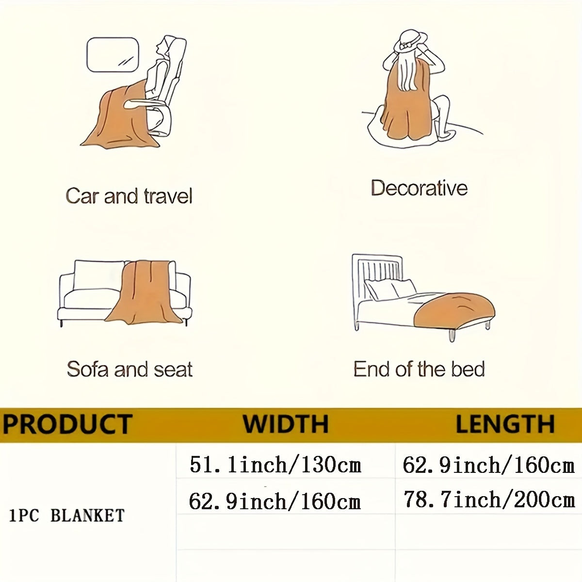 Luxury French-Style Plush Faux Fur Throw Blanket - Versatile Decorative Soft Polyester Bed, Sofa, and Car Blanket - All-Season Woven Cozy Cover for Home and Office Napping - 1pc Dual-Tone Long Pile