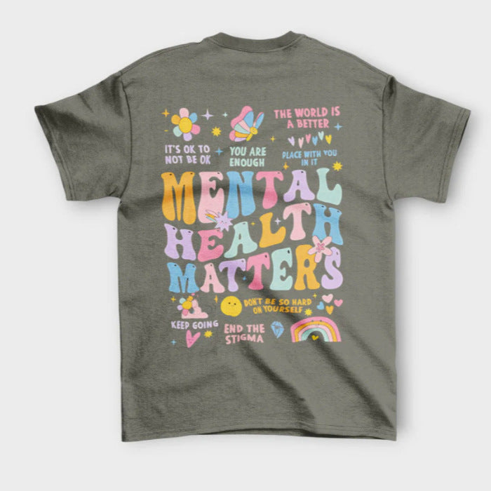 2D Printed Thanksgiving Element Cotton T-shirt