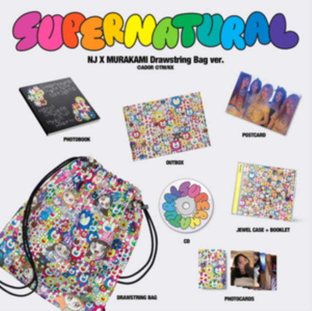 How Sweet (Standard Ver.) & Newjeans Supernatural Nj X Murakami (Drawstring Bag Ver.)