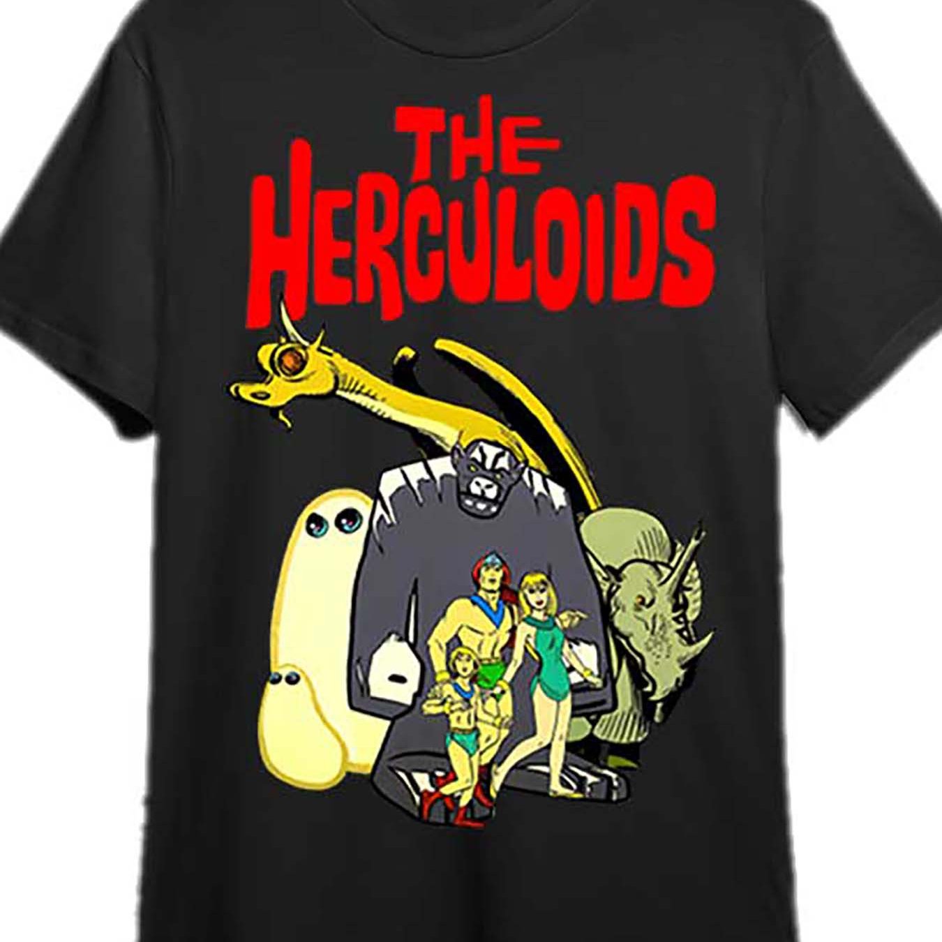 The Herculoids 1967 Classic Cartoon Retro Vintage T-Shirt – Nostalgic Men’s Short Sleeve Graphic Tee | Casual Cartoon Collection - Premium tee from Lizard Vigilante - Just $22.99! Shop now at Lizard Vigilante