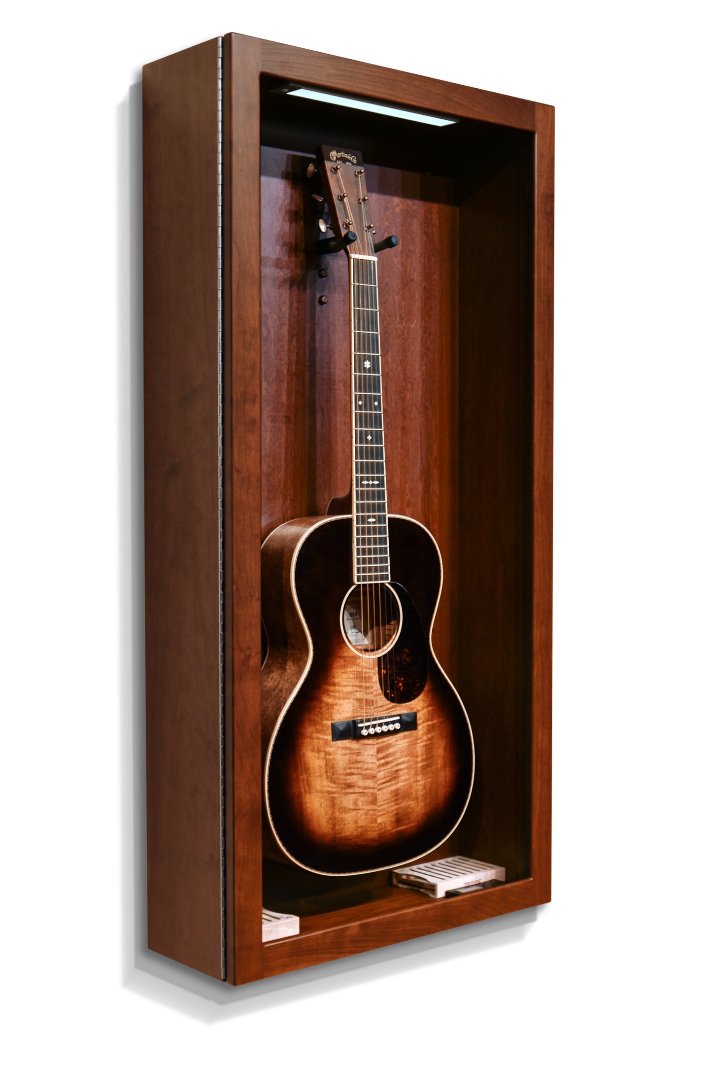 ClimaCase Rectangle Humidor - Cherry with Acres Stain