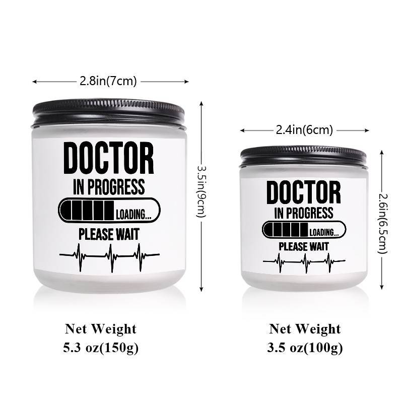 One Lavender Scented Candle, 5.3 Ounces, Made from Soybean Wax. A Great Gift Idea for Doctors, Physicians, And Medical Professionals, Suitable for Both Men And Women, As Well As And . Perfect for Birthdays, Christmas, Thanksg