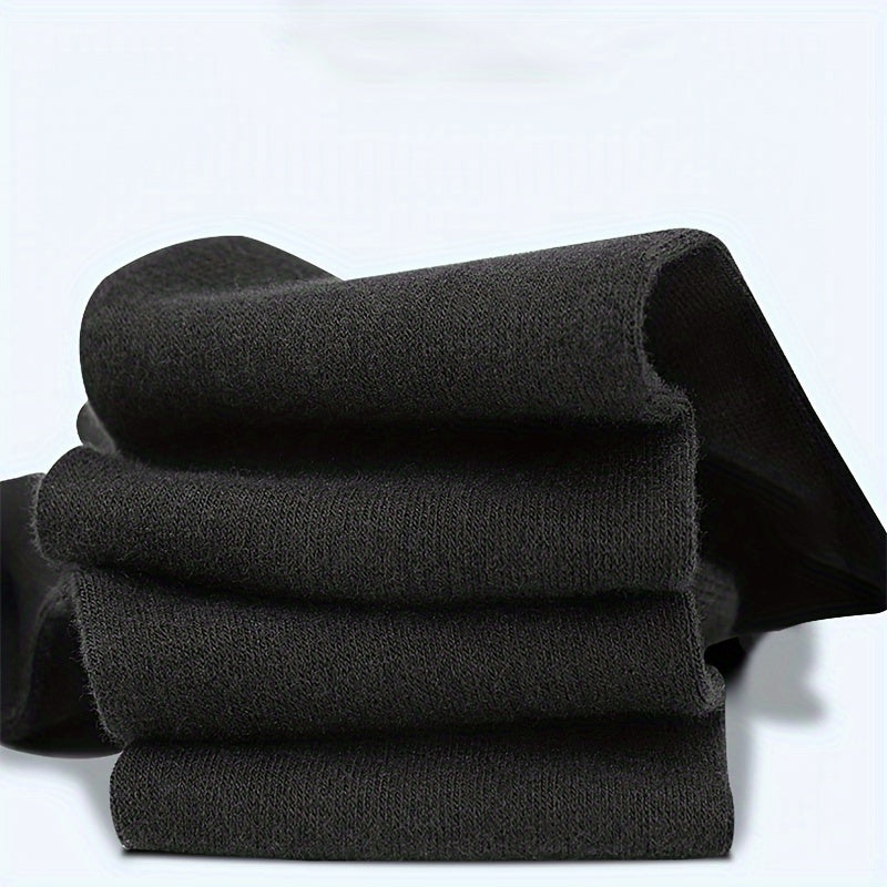 200 Pairs Of Simple Solid Men's Business Socks, Sweat-absorbing Anti-odor Breathable Deodorant Comfortable Crew Socks For All Seasons