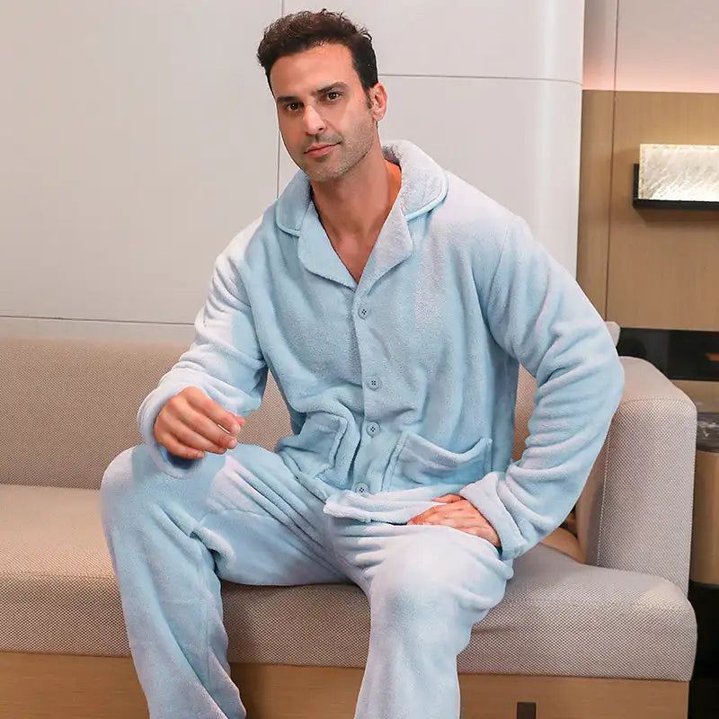 Men's Pajama Velvet Set