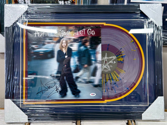 Avril Lavigne Signed & Custom Framed Let Go Limited Vinyl With PSA COA