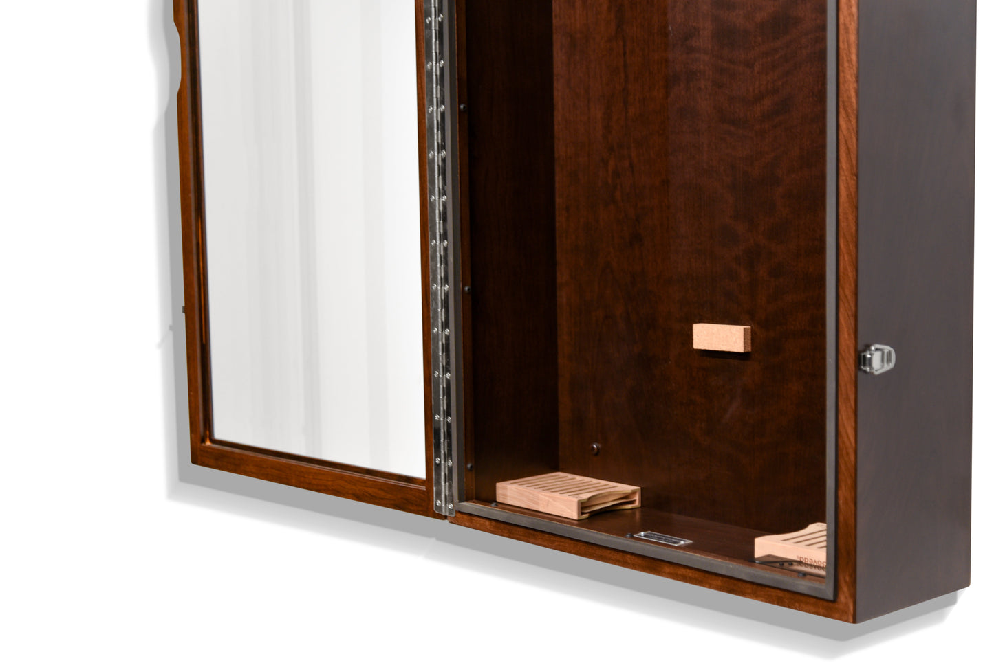 ClimaCase Rectangle Humidor - Cherry with Onyx Stain