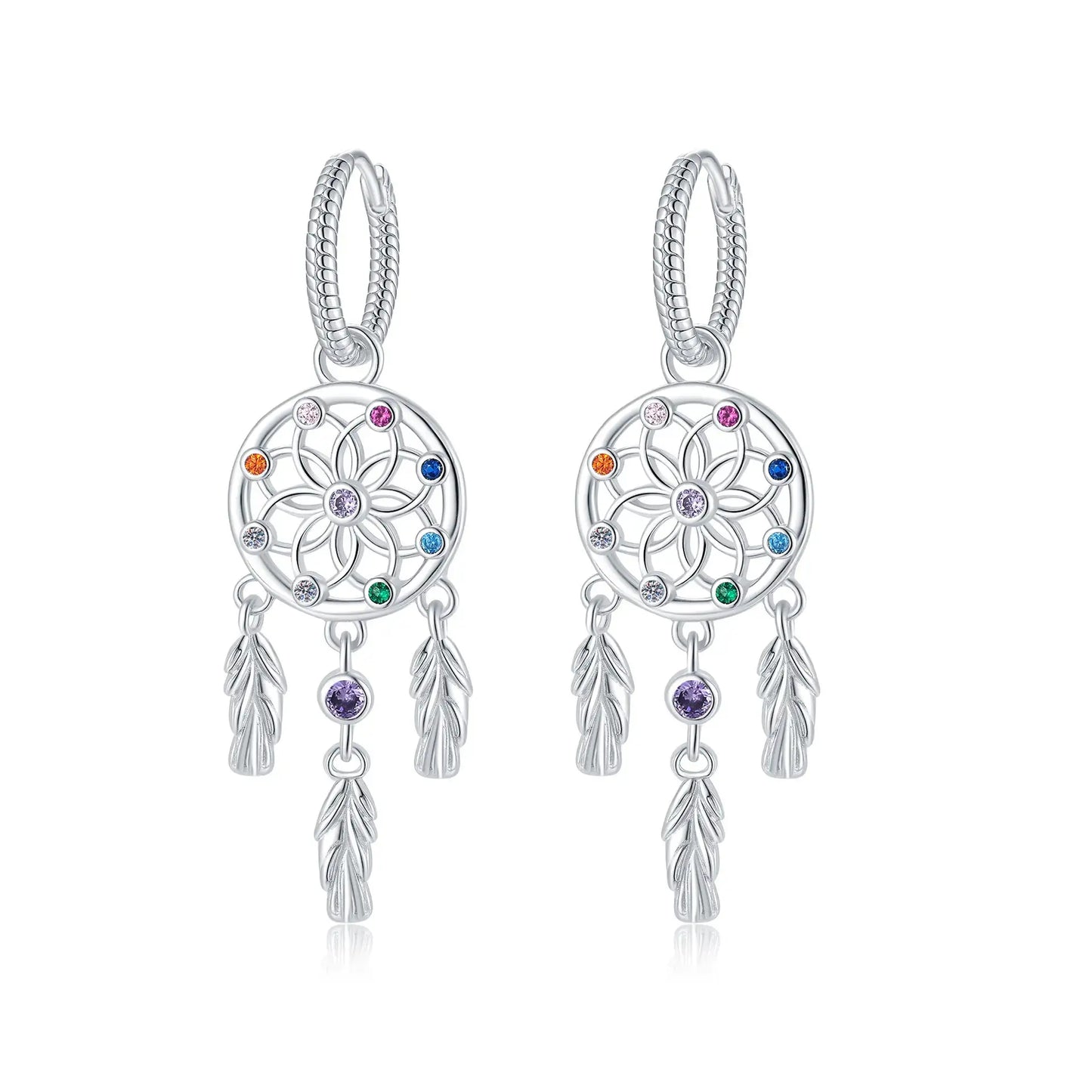 Dream Catcher Earrings Women's Minority Fashion Diamond