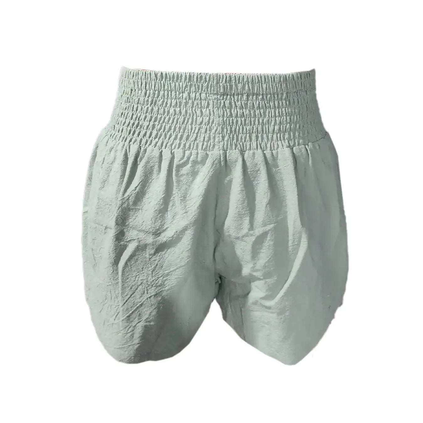 Women's Minimalist Solid Color Polyester Side Pocket Shorts