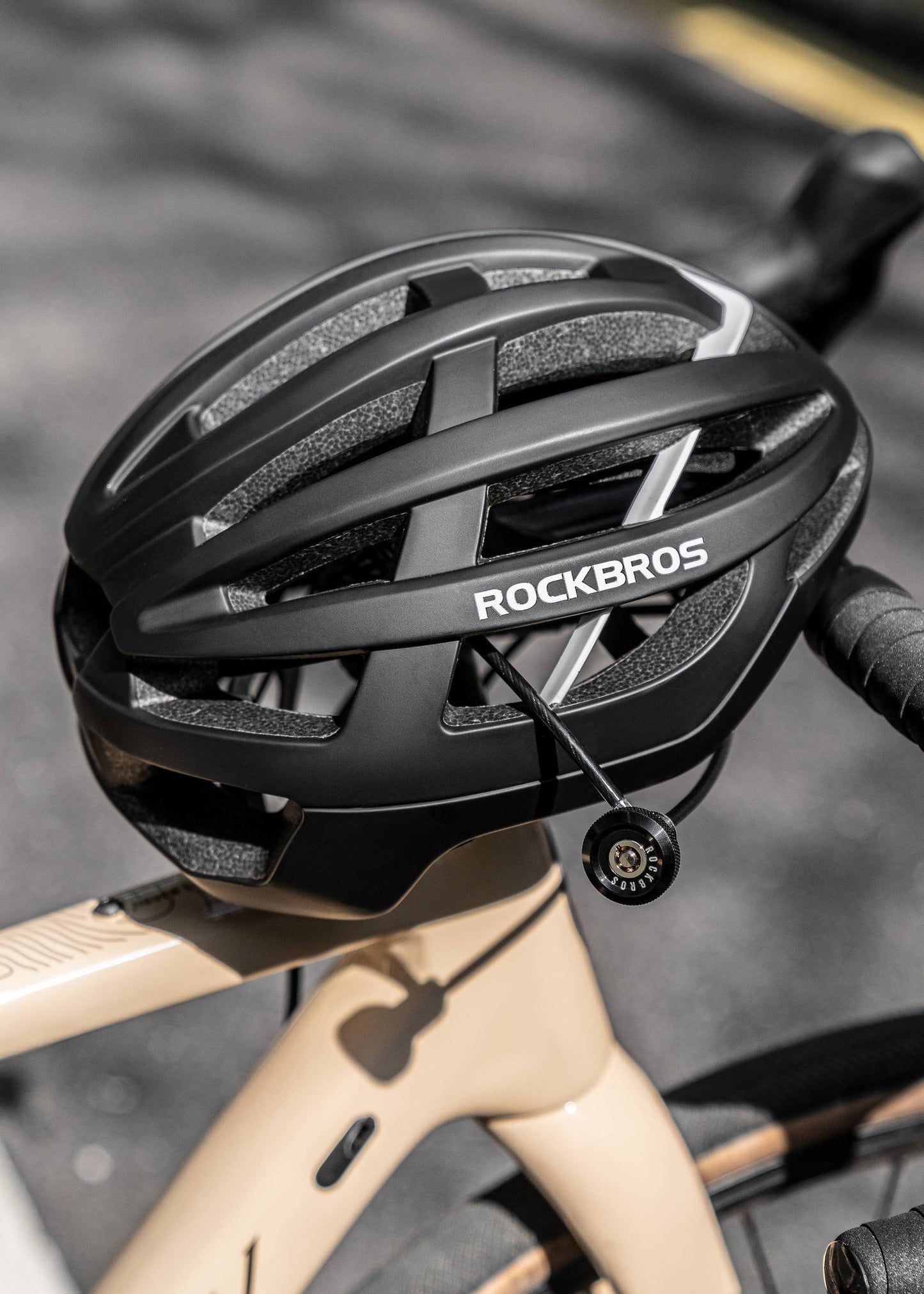 ROCKBROS Bike Hidden Cable Lock-road to sky