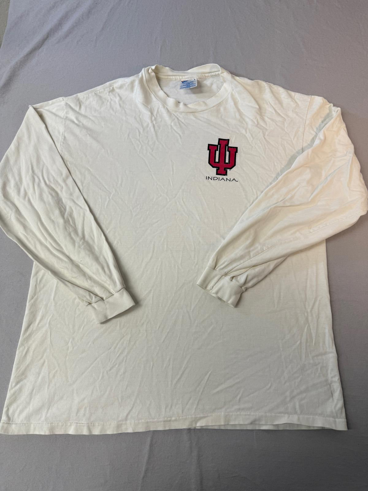 VTG Indiana Hoosiers Basketball Indiana University LS Tee XL