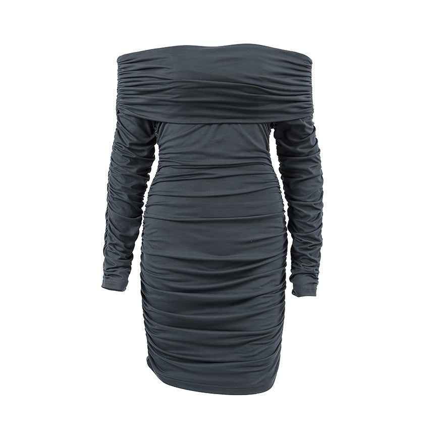 European Versatile One Collar : Slimming Dress