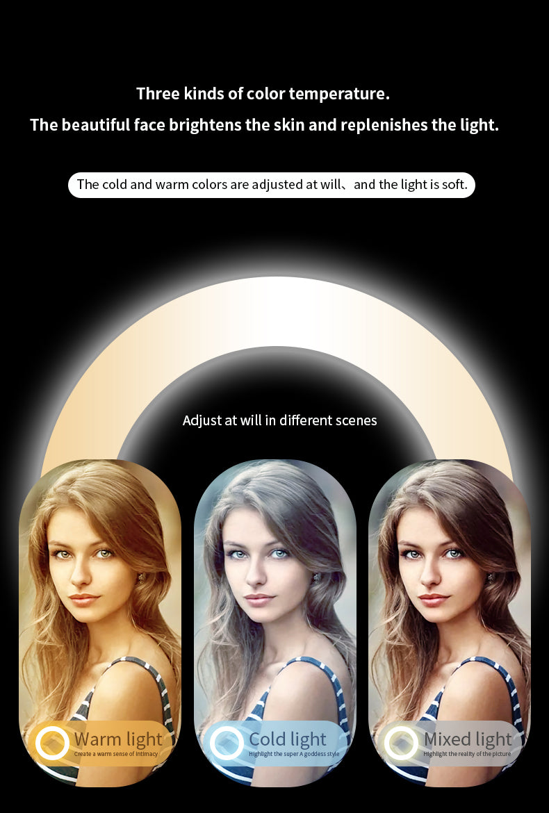 Ring Selfie Flip Light iPhone Case - 3 Colors