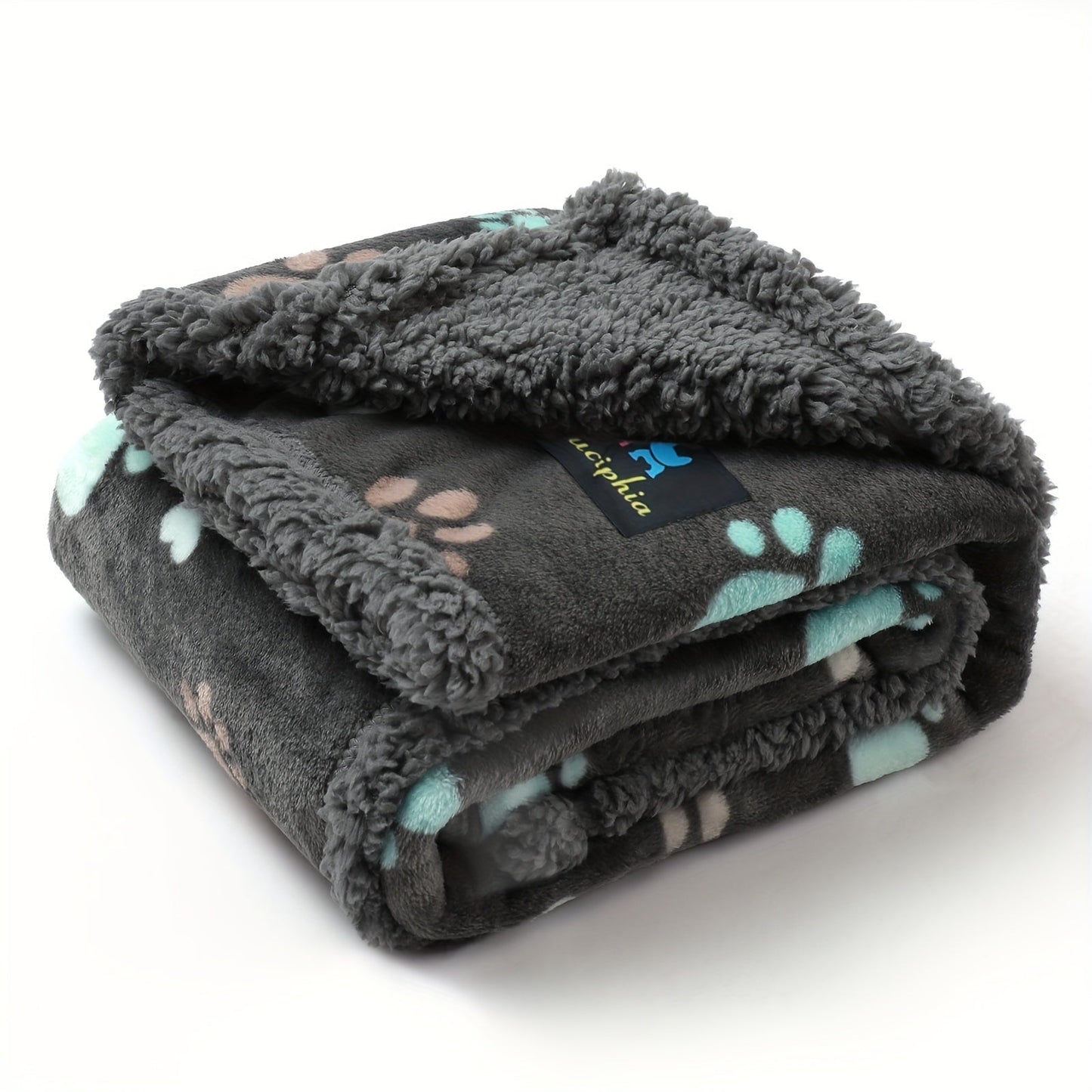 Waterproof Sherpa Fleece Dog Blanket For Small Medium Large Dogs, Reversible Couch Cover, Machine Washable Pet Puppy Blanket With Anti-Tear Protection