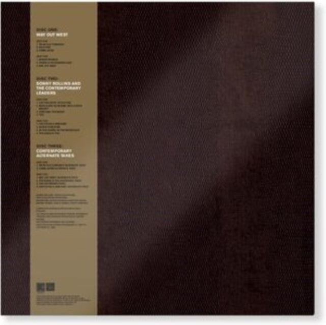 Saxophone Colossus & Go West!: The Contemporary Records Albums (3LP Boxset)