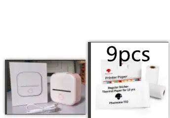 Portable Mini Printer for Students and Hobbyists, Bluetooth Thermal Label Printer