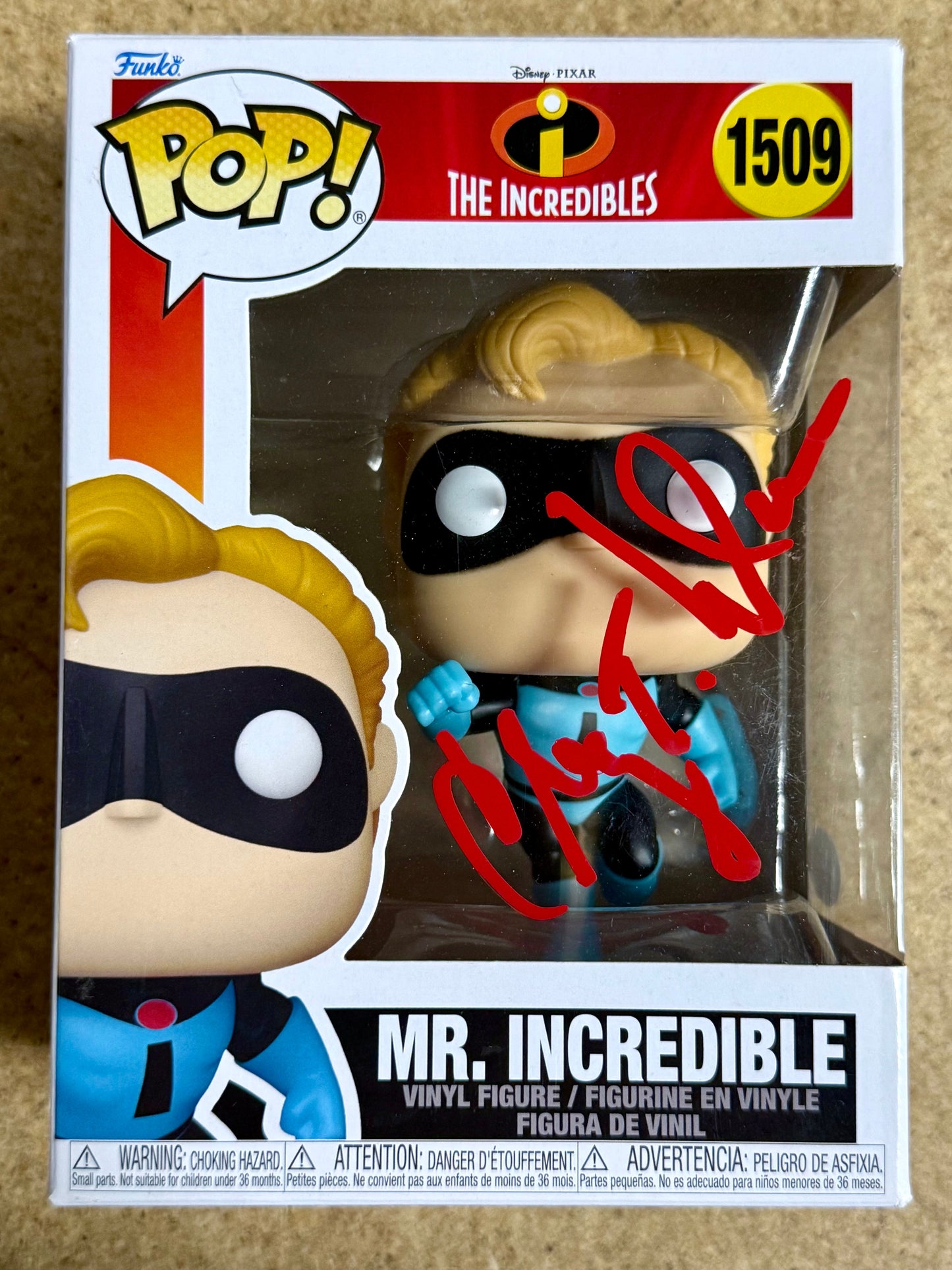 Craig T. Nelson Signed Disney Mr. Incredible Funko Pop! #1509 With JSA COA