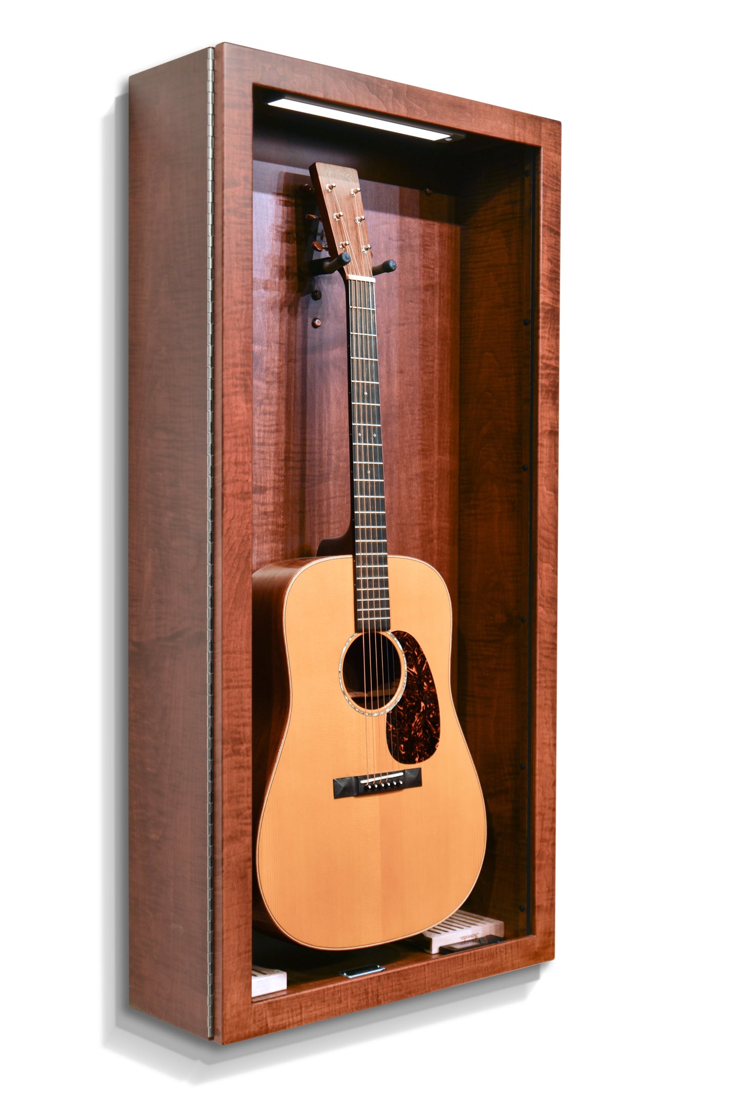 ClimaCase Rectangle Humidor - Flamed Maple with Acres Stain