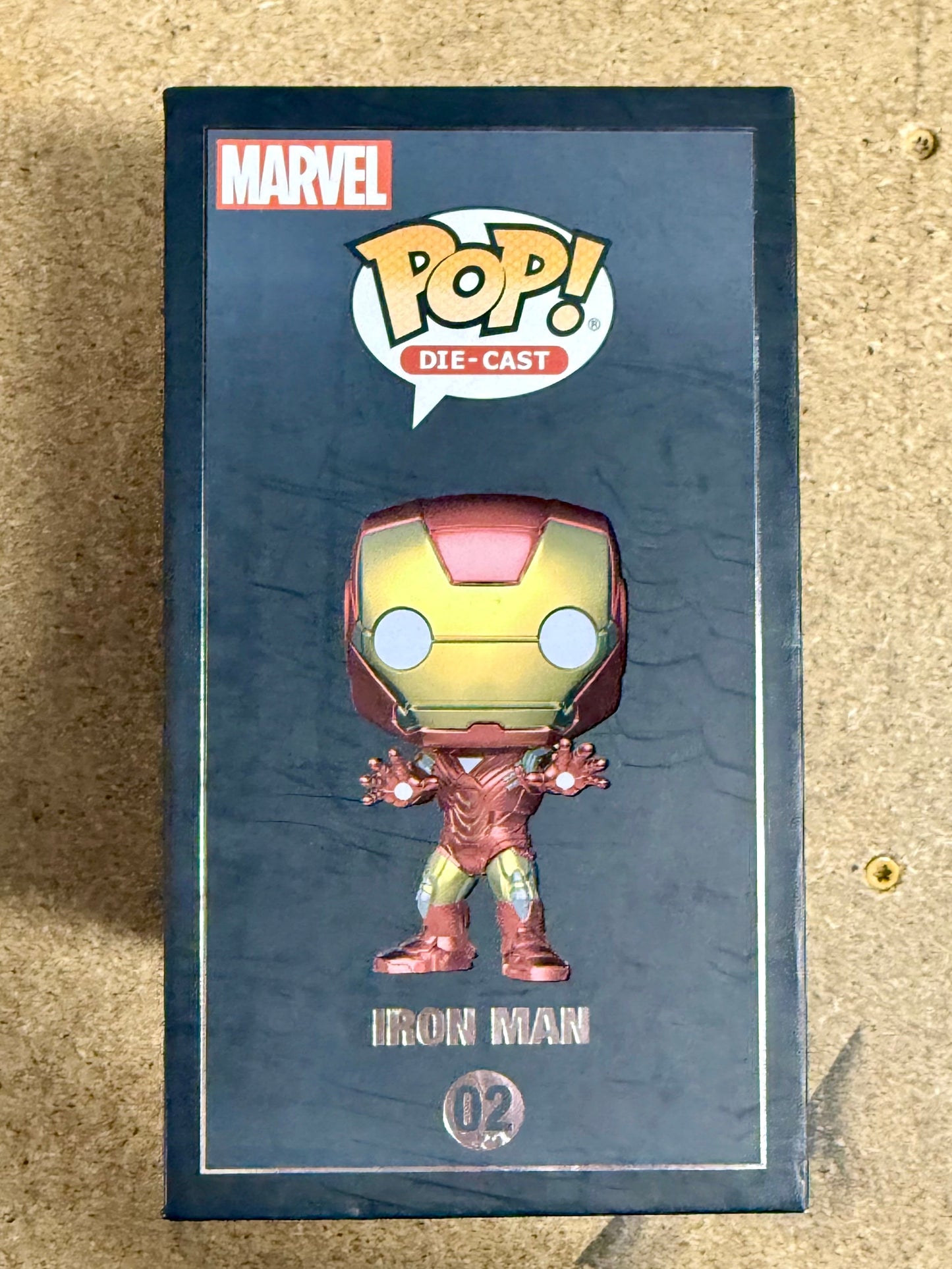 Funko Pop! Die-Cast Iron Man #02 Marvel MCU Avengers Funko Shop 2021 Exclusive