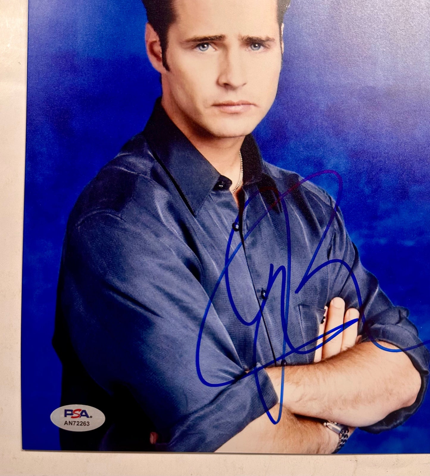 Jason Priestley Signed 90210 Brandon Walsh 8x10 Photo PSA/DNA COA