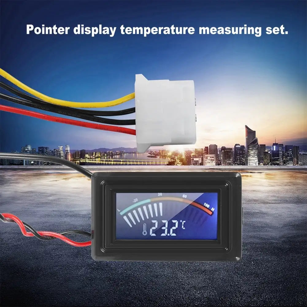 PC Water Cooling System Pointer Display Thermometer Temperature Meter