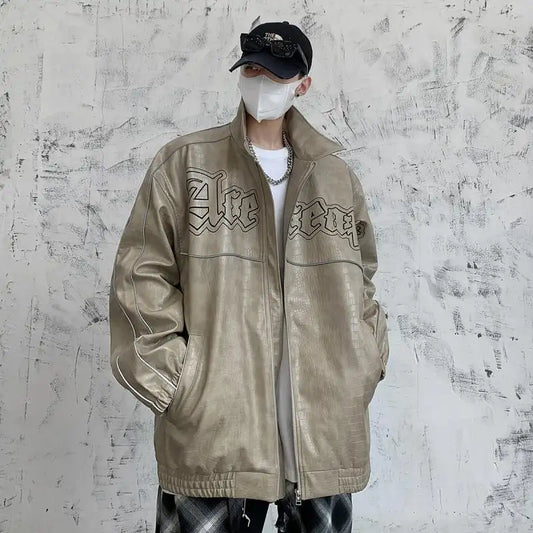 High Street Locomotive PU Snake Skin Pattern Overalls