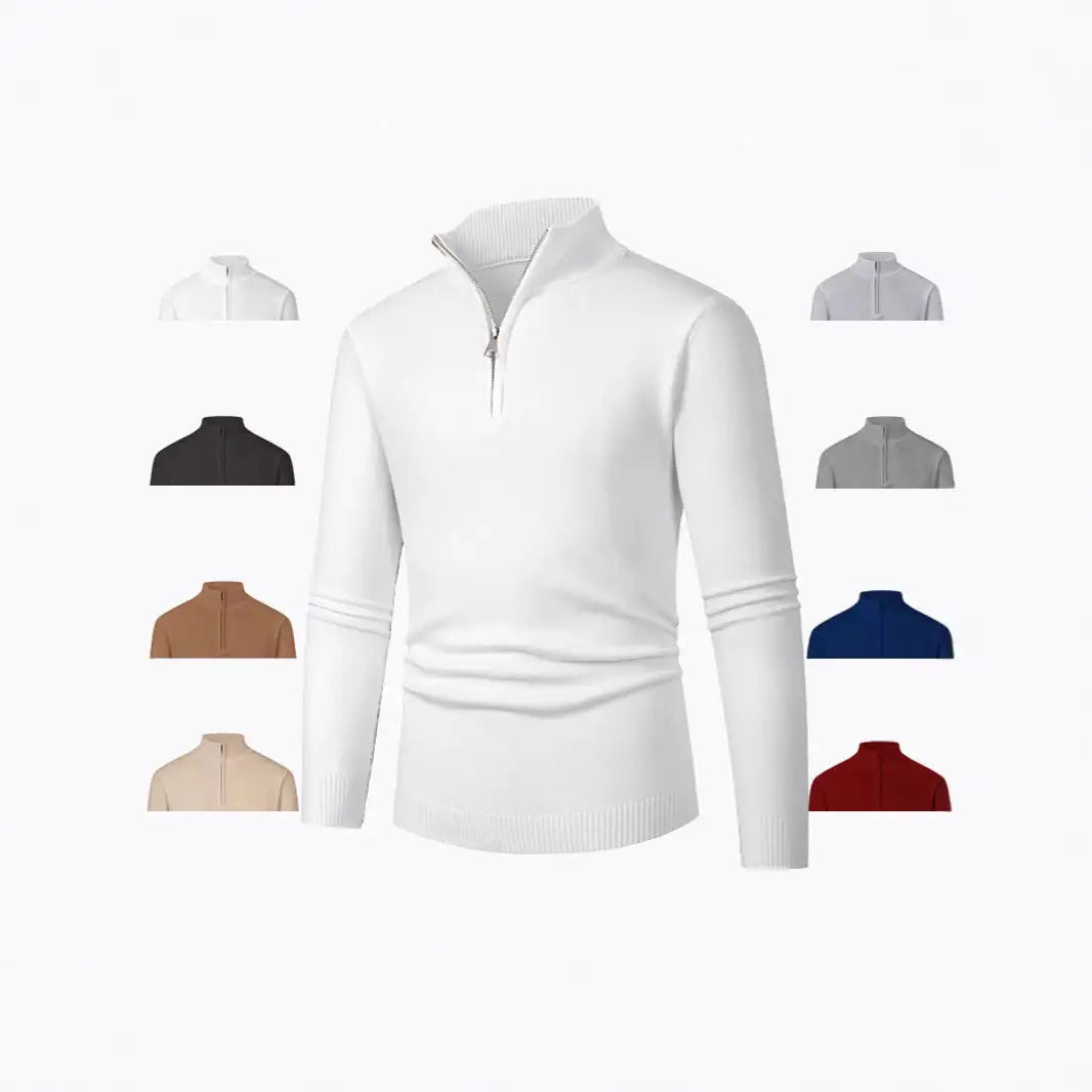 Fashion Trend Half Zipper Sweater