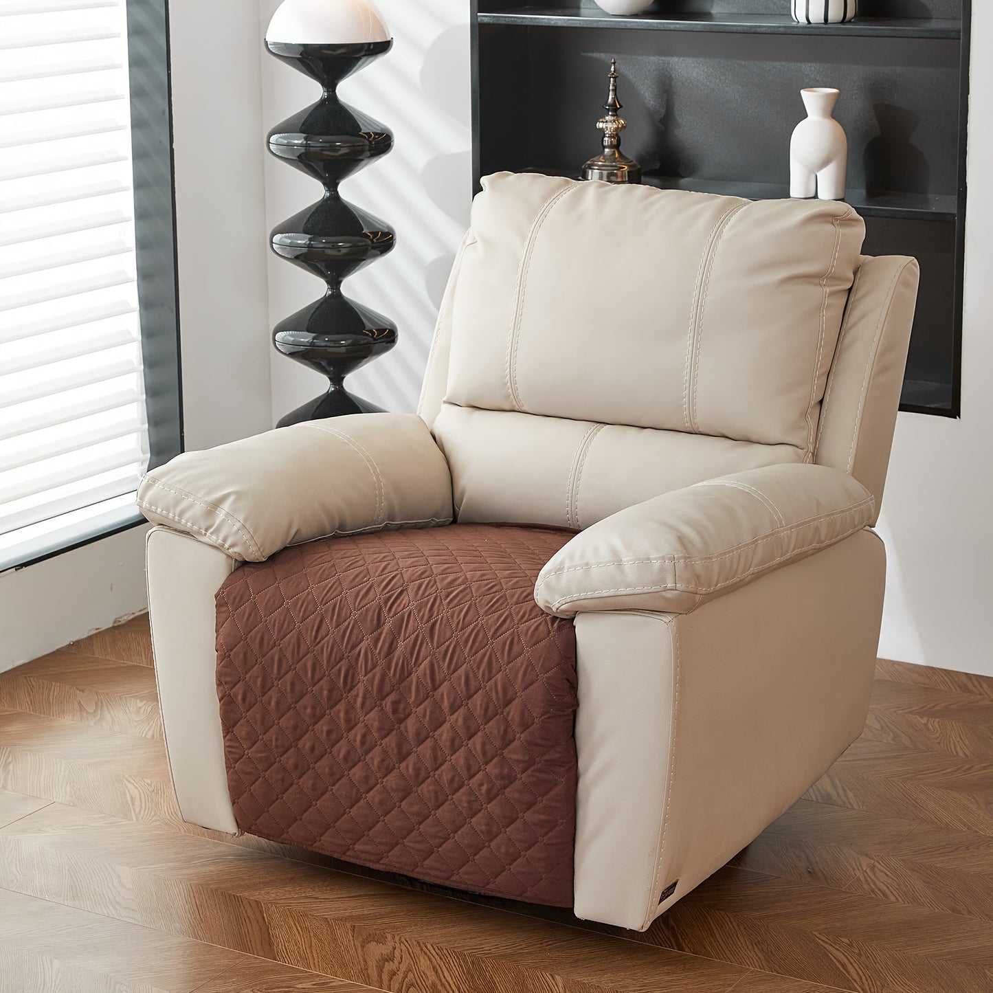 1pc Waterproof Solid Color Plaid Non-Slip Pet Sofa Cover, Machine Washable Blanket for All Season Protection, Suitable for Cats, Dogs, and Small Animals