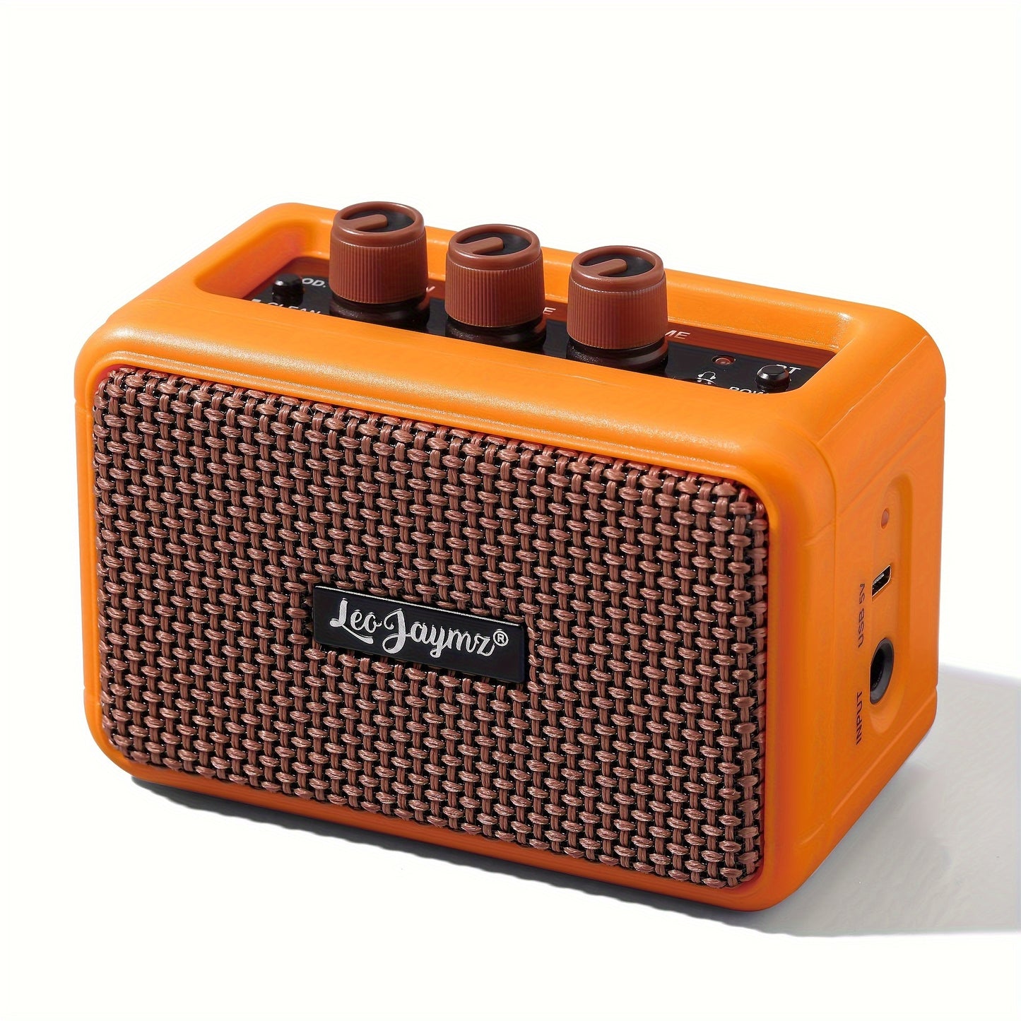 Leo Jaymz Electric Guitar Mini Amplifier - Portable 5W Practice Amp with Bluetooth Dual Speakers - Premium guitar amplifier from Lizard Vigilante - Just $42.99! Shop now at Lizard Vigilante