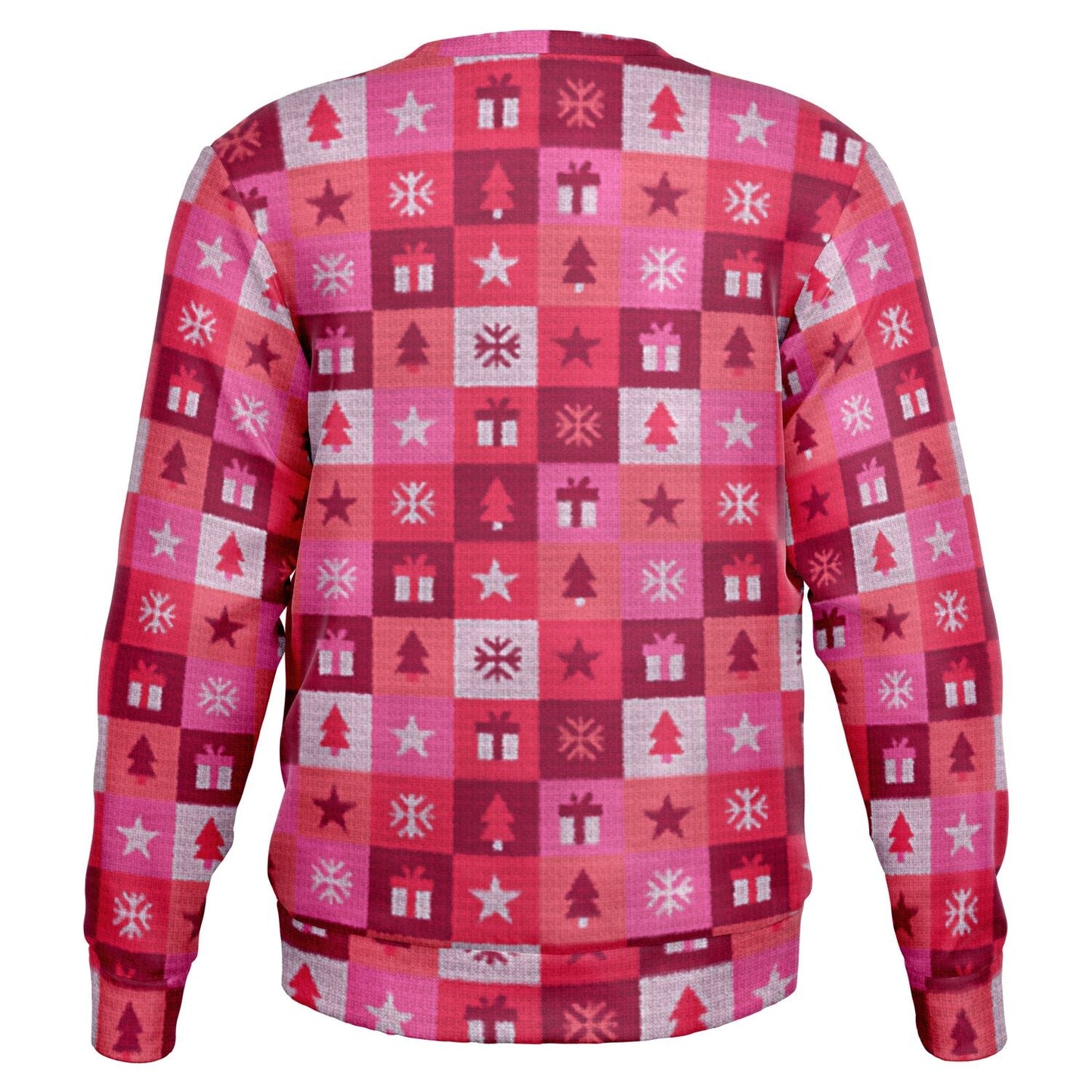 Flamingo All The Way Ugly Christmas Sweatshirt