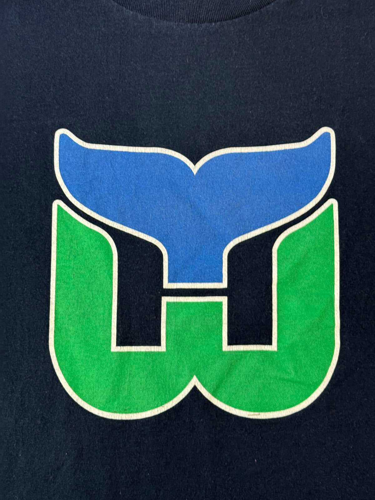NHL Hartford Whalers T-shirt 47 Old Time Hockey Whale Tail M
