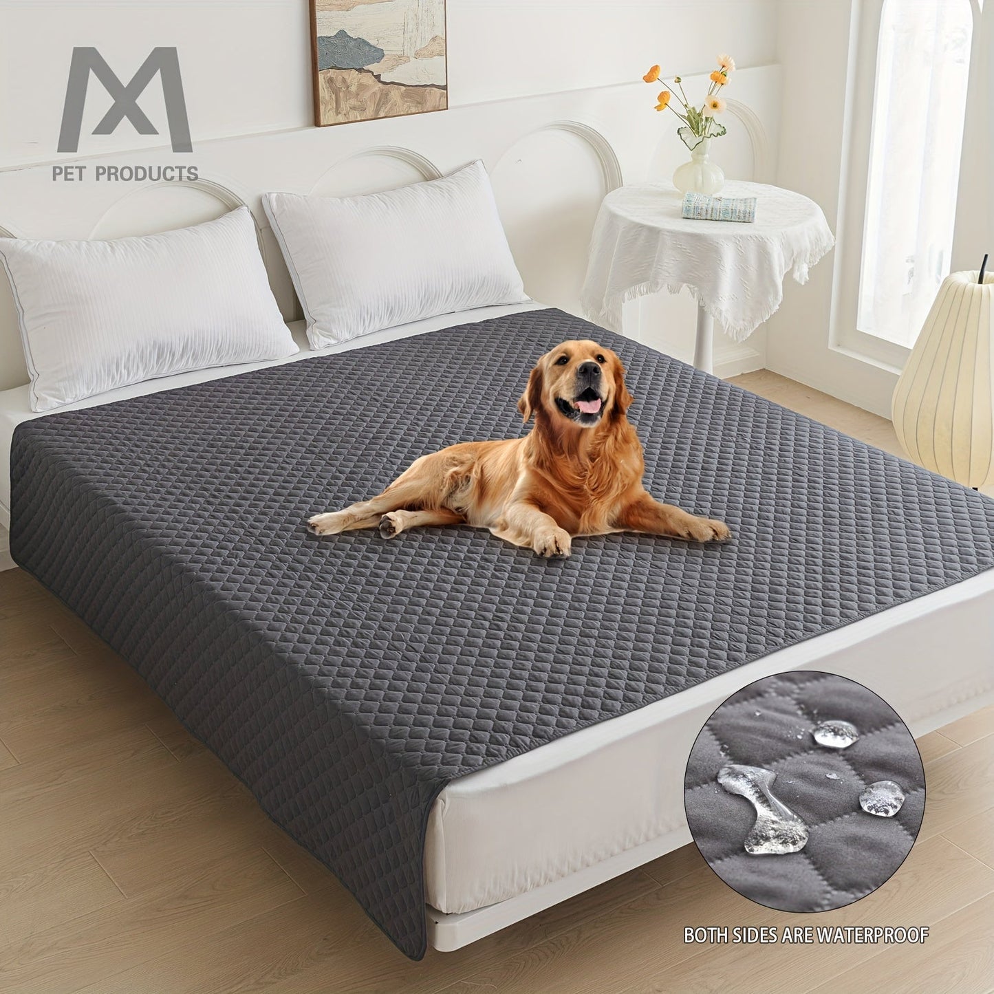 Waterproof non-slip pet mattress, pet blanket, pet furniture mattress, pet sofa waterproof cushion