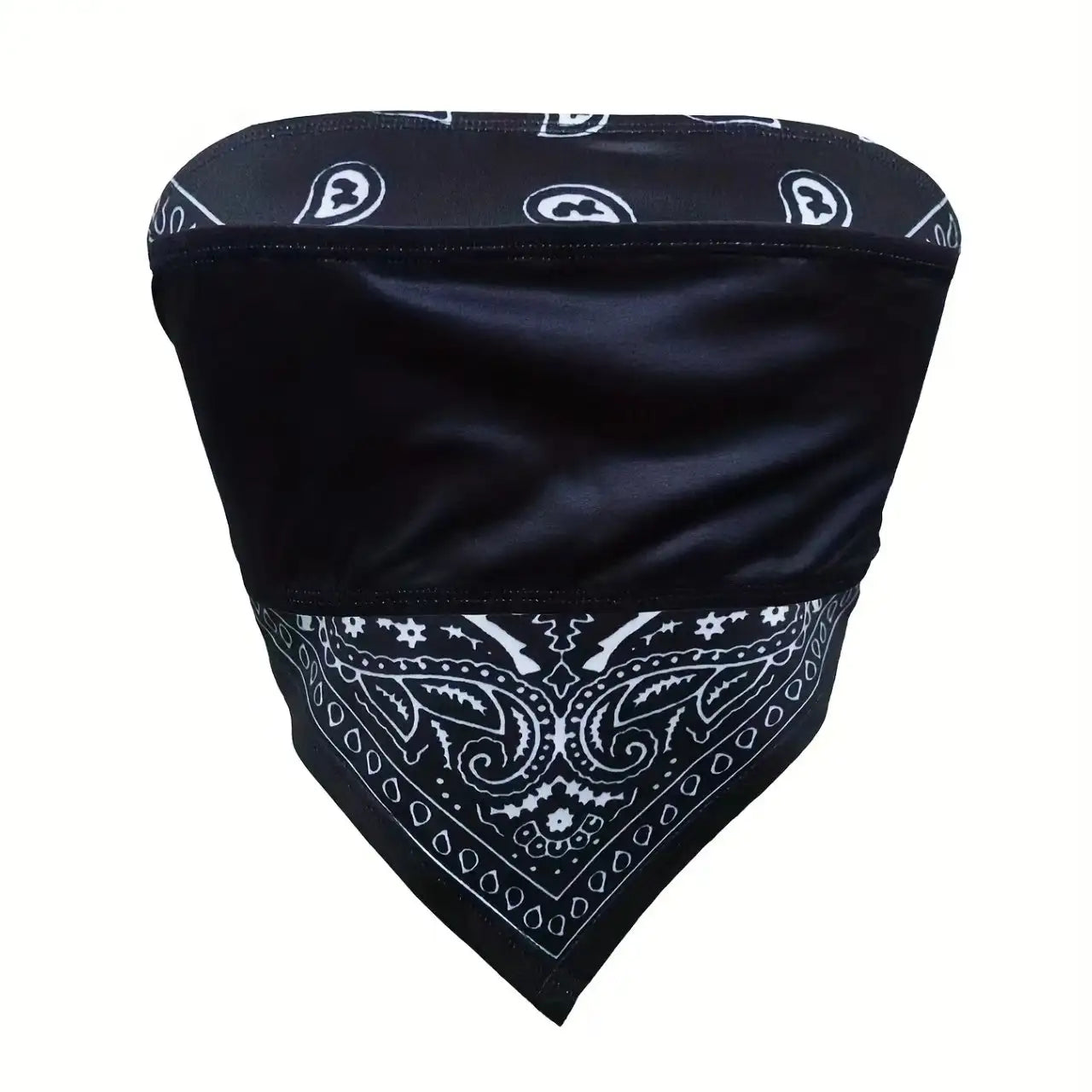 Ladies' Sexy Crop Top With Exposed Shoulders And Vacation Style Strapless Top