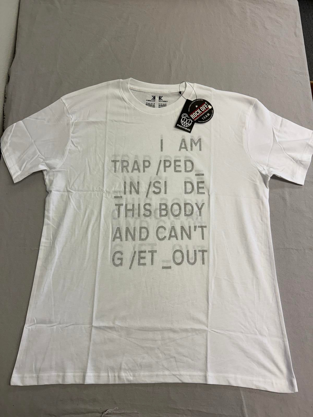 Radiohead Trapped T-shirt - In Rainbows Bodysnatchers Tee