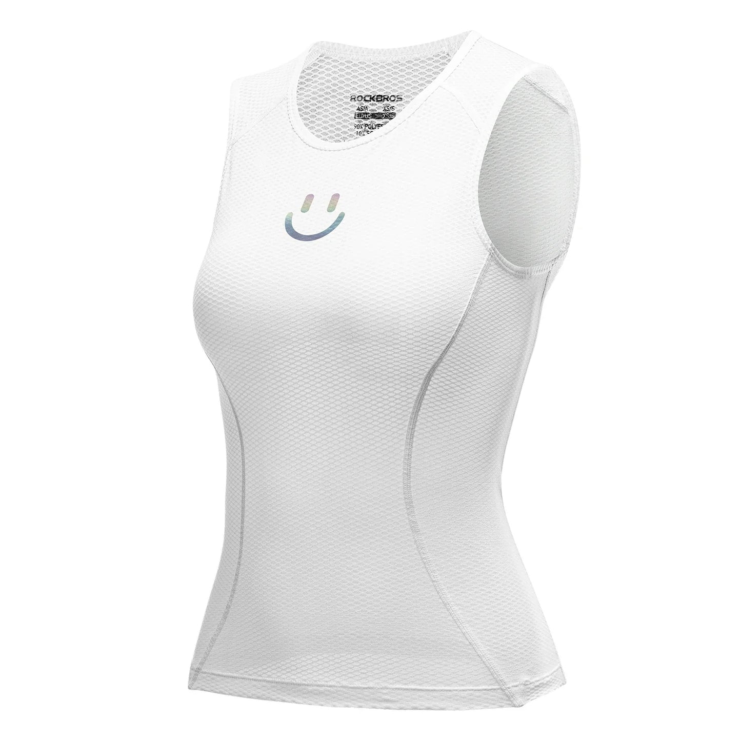 ROCKBROS Breathable Mesh Sleeveless Quick Dry Slim Cycling Base Layer for Women