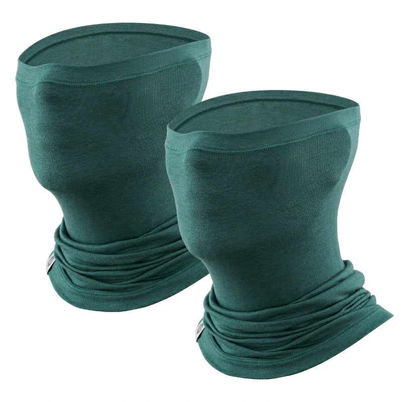 Merino Wool Thermal Neck Gaiter Face Mask for Men Women