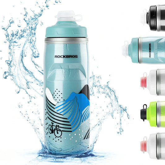 ROCKBROS 21OZ Insulated Bike Water Bottle