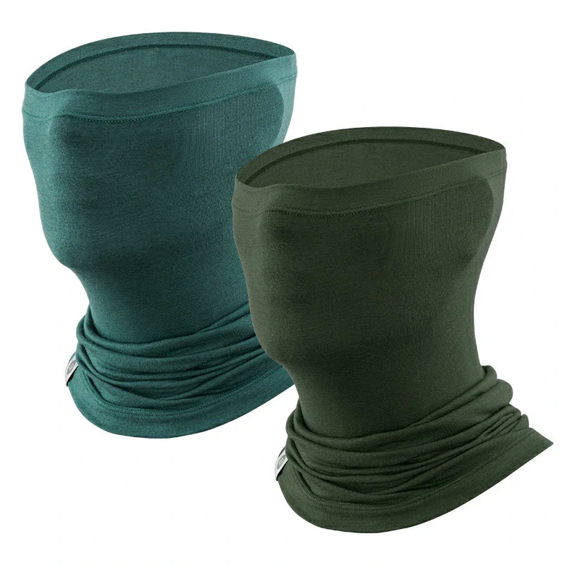 Merino Wool Thermal Neck Gaiter Face Mask for Men Women