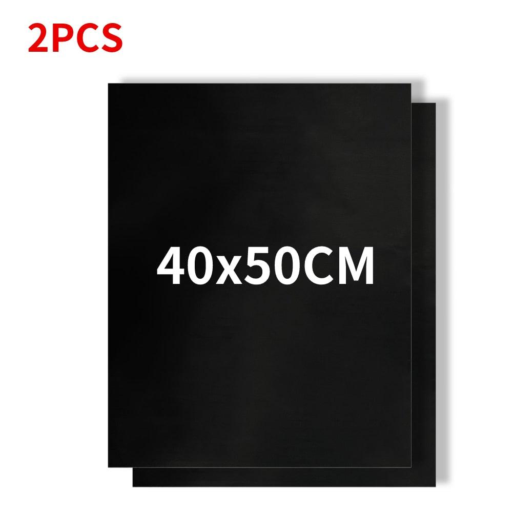 1-6pcs BBQ Grill Mat Non-stick Mat Heat Resistant Grill Mat Outdoor Baking Reusable Barbecue Party Mat 40x50cm Grill Accessories Barbecue Grill Mat Reusable Baking Mat BBQ Sheet Non-Stick for Electric Gas and Charcoal Barbecue Accessories