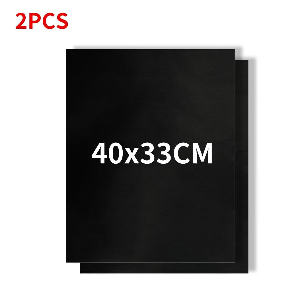 1-6pcs BBQ Grill Mat Non-stick Mat Heat Resistant Grill Mat Outdoor Baking Reusable Barbecue Party Mat 40x50cm Grill Accessories Barbecue Grill Mat Reusable Baking Mat BBQ Sheet Non-Stick for Electric Gas and Charcoal Barbecue Accessories