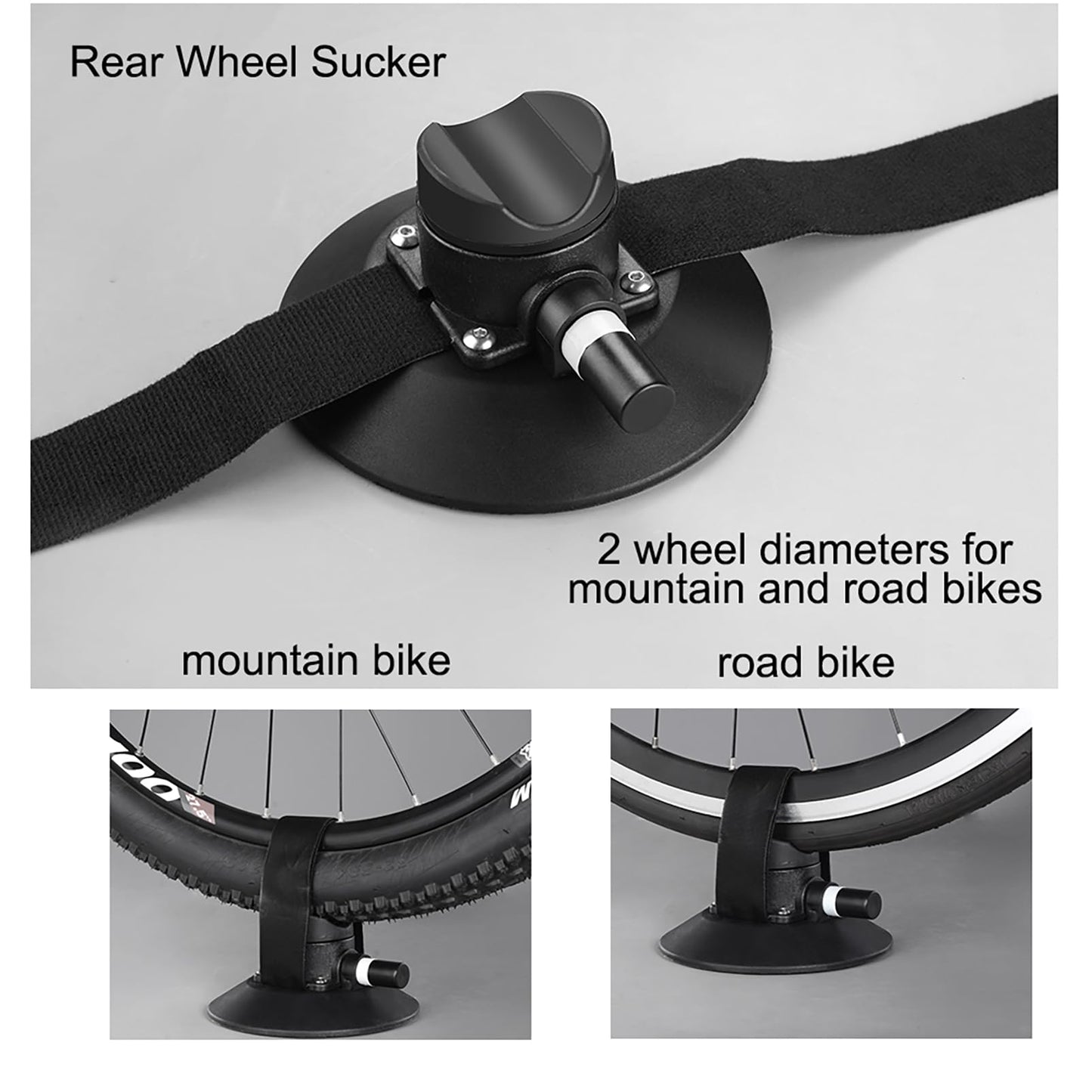 ROCKBROS Suction Cup Bike Rack for Car Roof Quick Release Sucker Mount