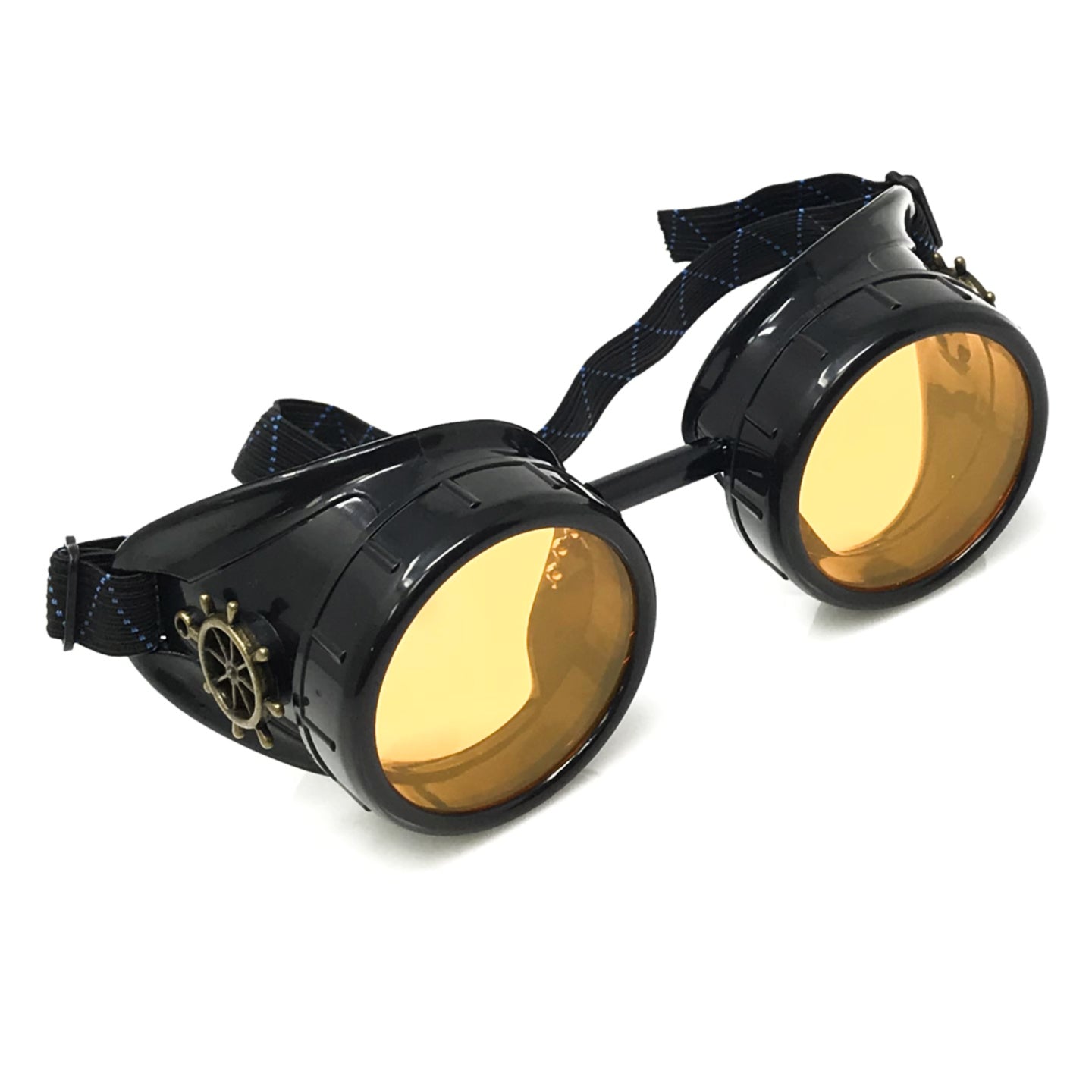 Steampunk Mad scientist goggles UV glow neon rave lenses