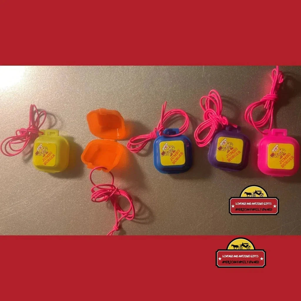 Rad 80s Jumbo Burger Charms for Retro Jewelry Lovers